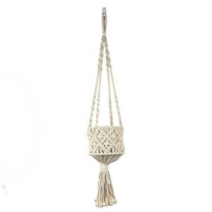 Classic Retro 70's Macrame Medium Size Plant Holder